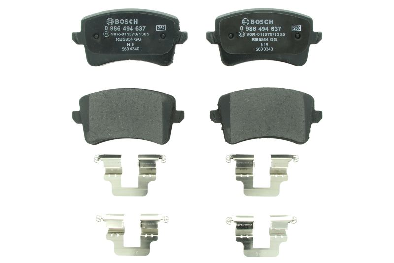 Plăcuțe frână spate BOSCH – Audi A4 B8