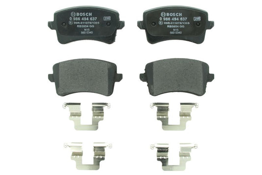 Plăcuțe frână spate BOSCH – Audi A4 B8